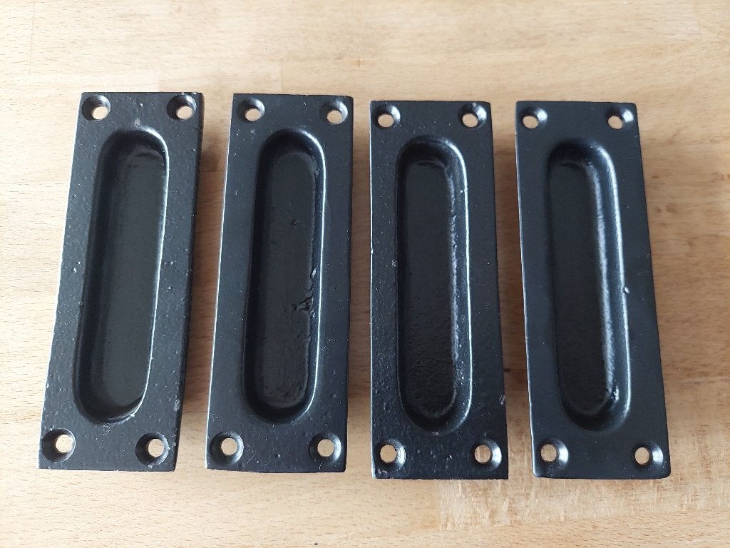 Schuifdeur kommen zwart metaal - NIEUW, Doe-het-zelf en Verbouw, Hang- en Sluitwerk, Ophalen of Verzenden, Nieuw, IJzer, Schuif of Grendel