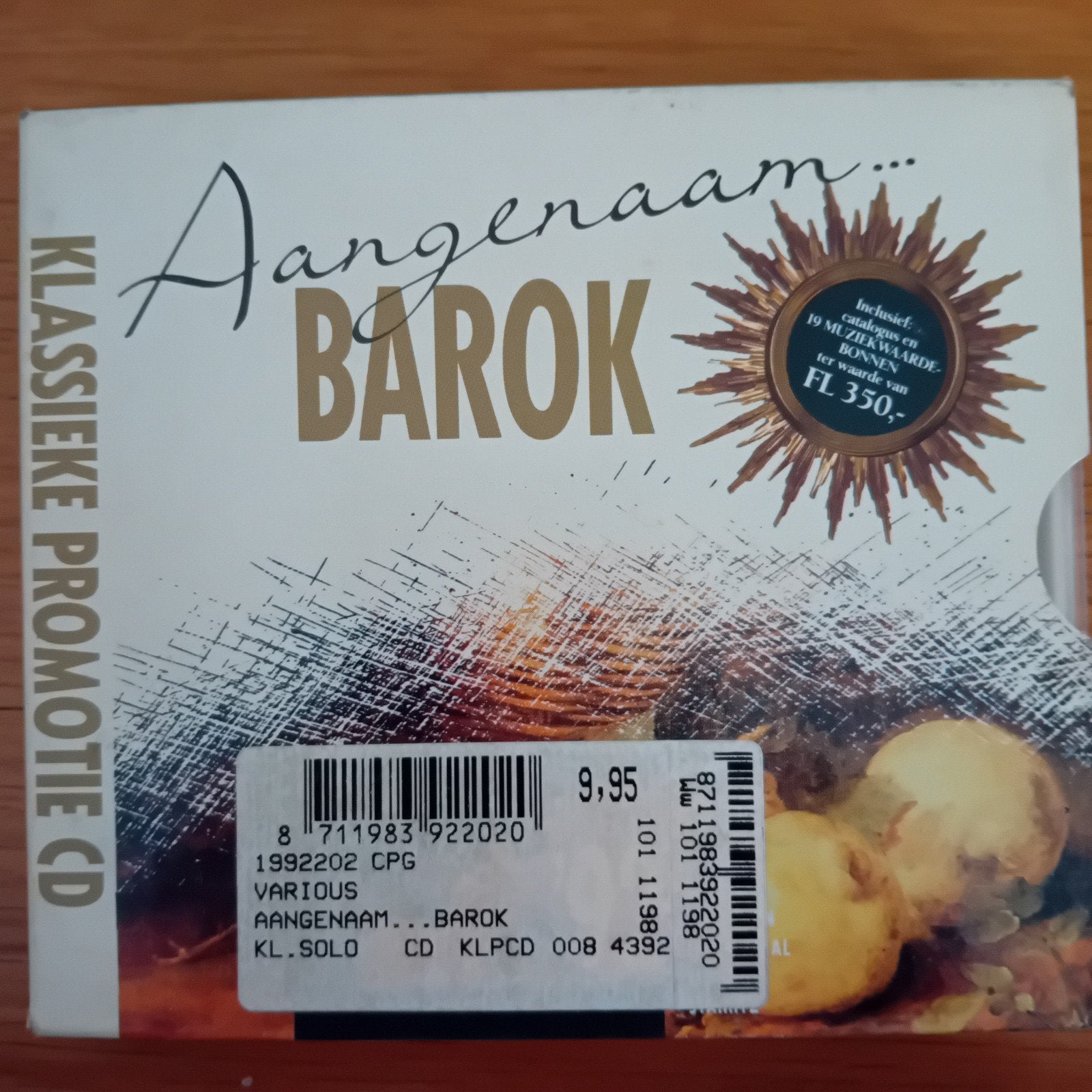 Aangenaam Barok Klassieke Promotie CD - Diverse Componisten, Cd's en Dvd's, Inclusief boekje, Overige componisten, Ophalen of Verzenden