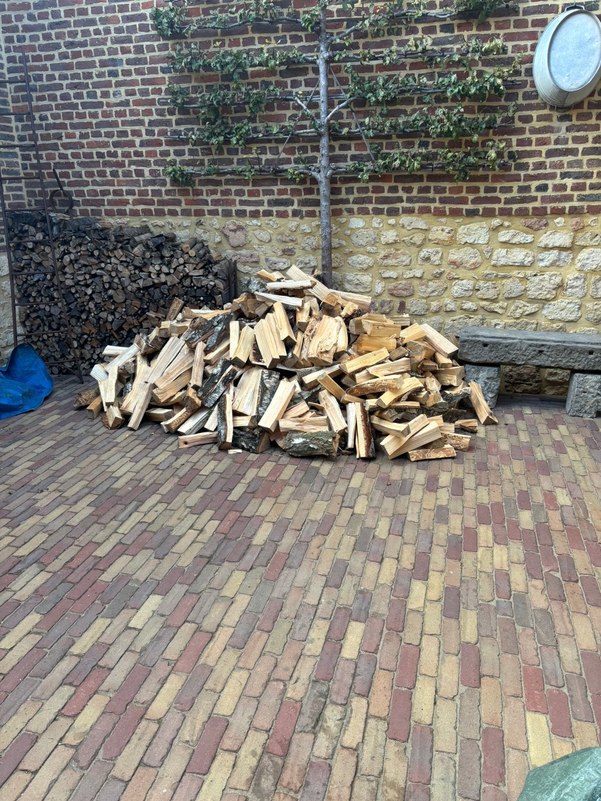Brandhout vers gekloofd, Tuin en Terras, Minder dan 3 m³, Ophalen, Berkenhout, Blokken