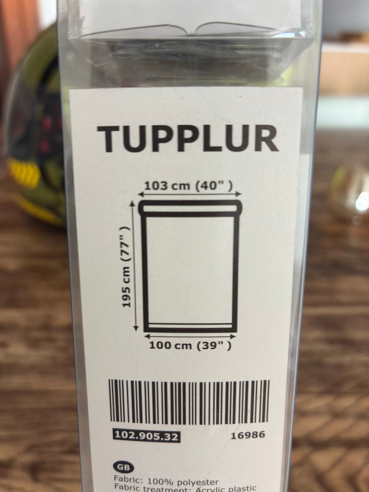 IKEA TUPPLUR Rolgordijn - Nieuw in verpakking, Ophalen, Verduisterend, Wit, Nieuw