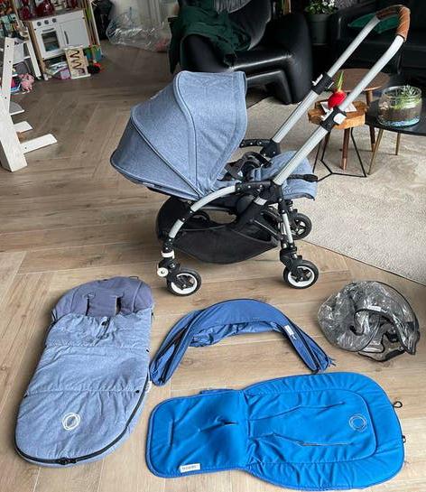 Bugaboo Bee5 kinderwagen met accessoires, Kinderen en Baby's, Kinderwagens en Combinaties, Gebruikt, Bugaboo, Verstelbare duwstang
