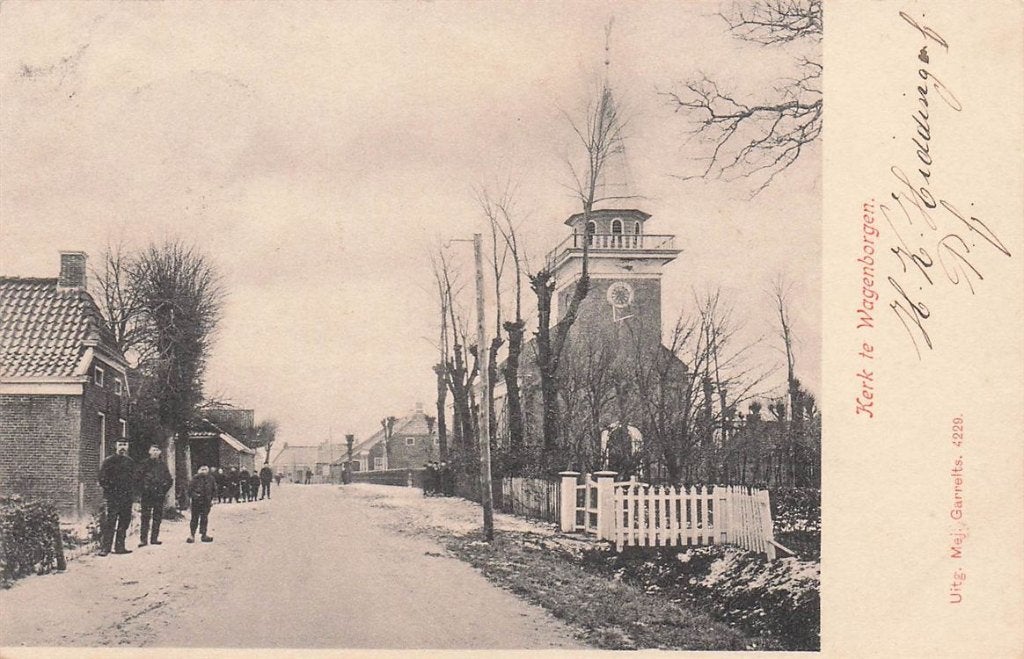 702-377-033 Kerk Te Wagenborgen, Verzamelen, Ophalen of Verzenden, Voor 1920, Groningen