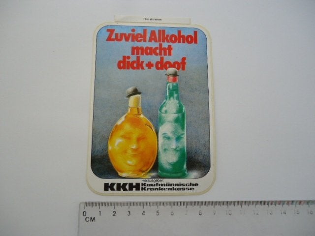 sticker oud LAUREL & HARDY Dikke dunne dick doof strip kkh, Verzenden, Zo goed als nieuw, Bedrijf of Vereniging