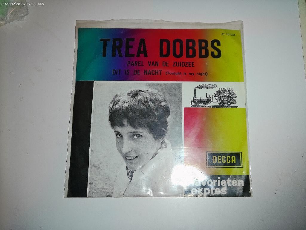 Trea Dobbs - Parel van de Zuidzee, Gebruikt, 7 inch, Single, Ophalen of Verzenden