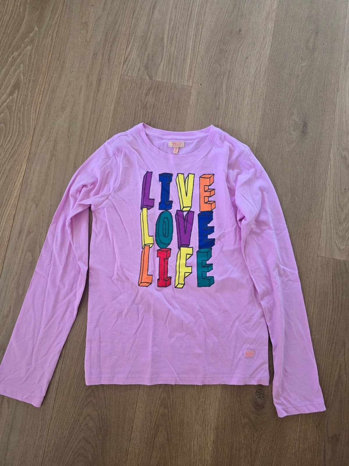 Nieuw Orange Stars Longsleeve 'Live Love Life' Maat 158/164, Kinderen en Baby's, Kinderkleding | Maat 170, Meisje, Nieuw, Ophalen of Verzenden
