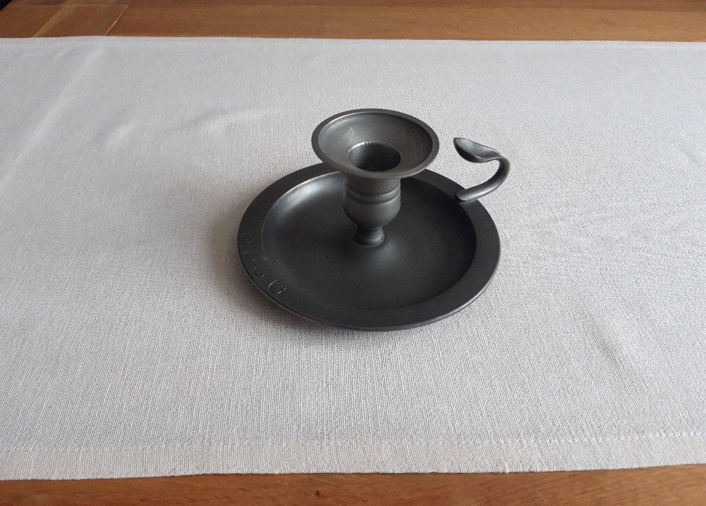 Tinnen kandelaar, Antiek en Kunst, Antiek | Tin, Ophalen of Verzenden