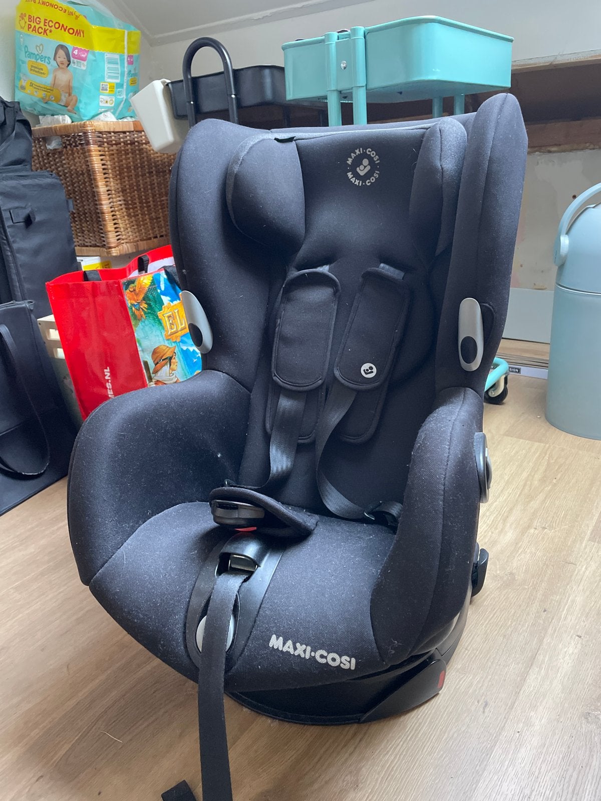 Maxi-Cosi Axiss Autostoel 9-18 kg - Zwart, Ophalen, 9 t/m 18 kg, Zijbescherming, Maxi-Cosi