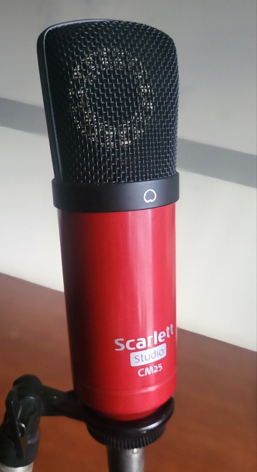 Scarlett Studio CM25 Condensatormicrofoon met Popfilter, Muziek en Instrumenten, Ophalen of Verzenden, Zo goed als nieuw, Studiomicrofoon