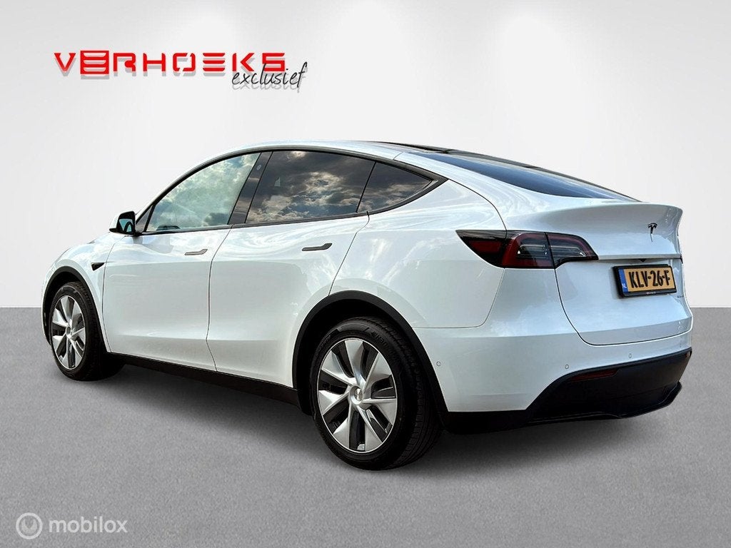 Tesla Model Y Long Range Dual Motor BTW!, Automaat, Gebruikt, Navigatiesysteem, Wit