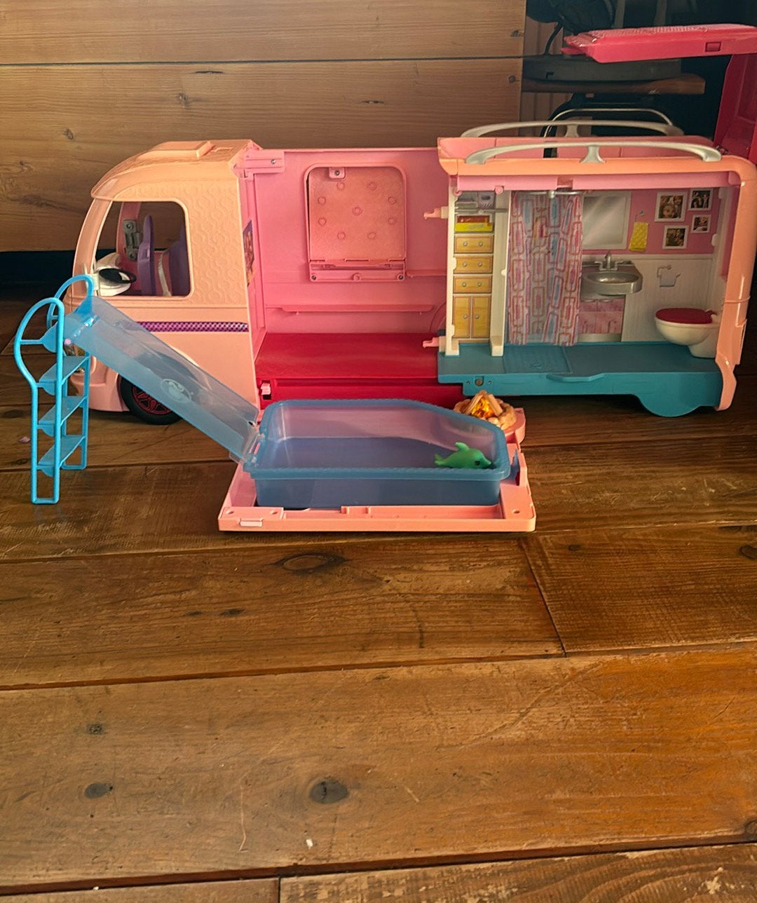 Barbie camper, Ophalen of Verzenden, Gebruikt