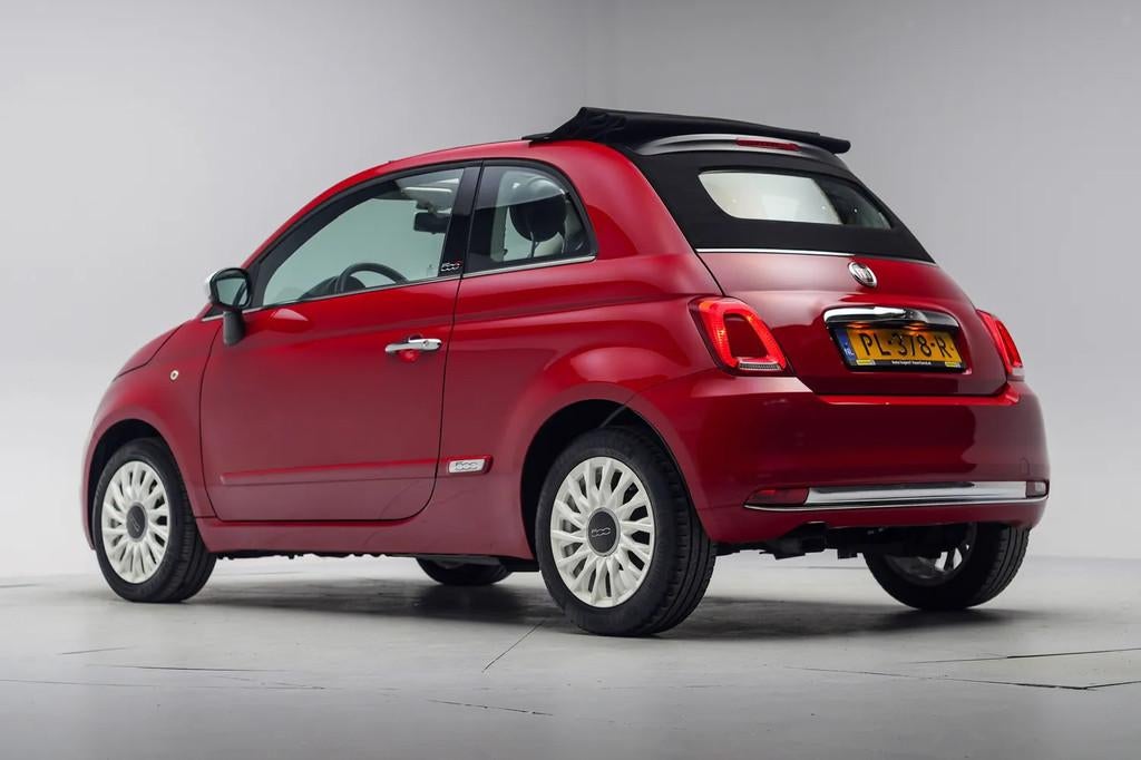 Fiat 500C 0.9 TwinAir Turbo Lounge [ Navi Airco LMV ], 945 kg, Gebruikt, 31 €/maand, Cabriolet
