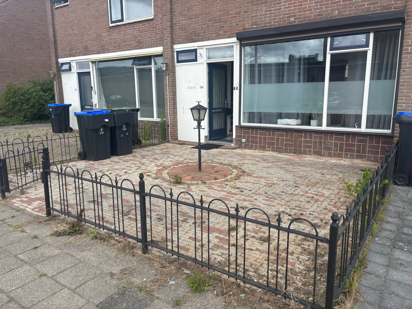 Gietijzeren hekwerk voor tuin of erf, Tuin en Terras, Ophalen, Gebruikt, IJzer, Sierhekwerk