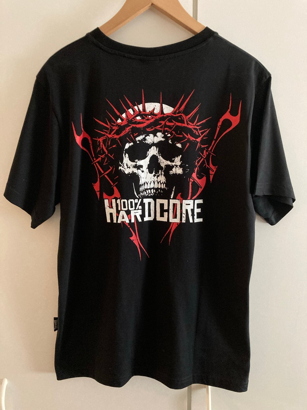 Hardcore T-shirt Zwart Maat M, Verzenden, Nieuw, Maat 48/50 (M), Zwart