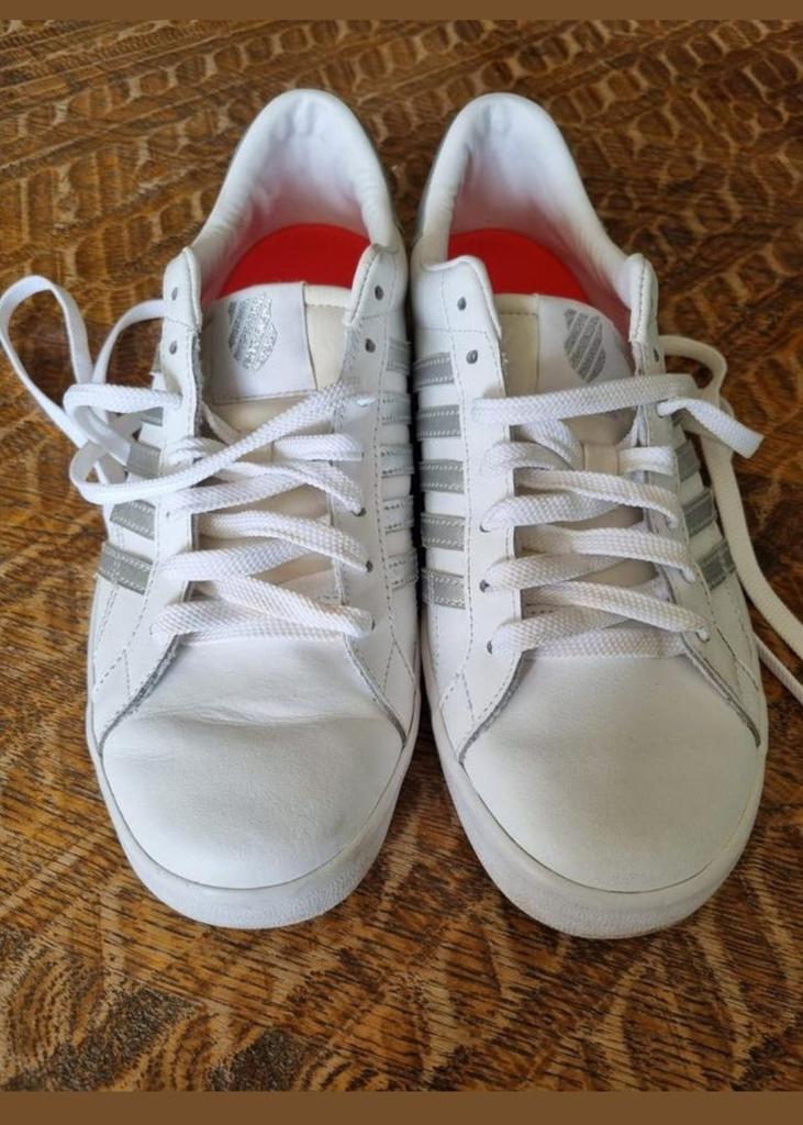 K-Swiss sneakers, Wit, Ophalen of Verzenden, K swiss, Sneakers of Gympen