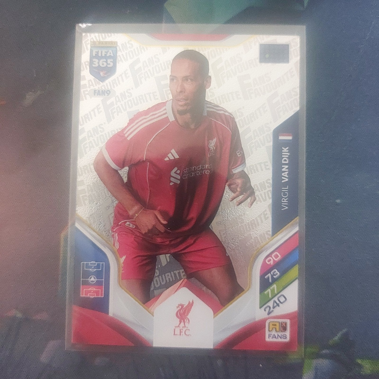 Virgil van Dijk FIFA 365 Adrenalyn XL Spelerskaart, Verzamelen, Ophalen of Verzenden, Zo goed als nieuw, Buitenlandse clubs, Spelerskaart