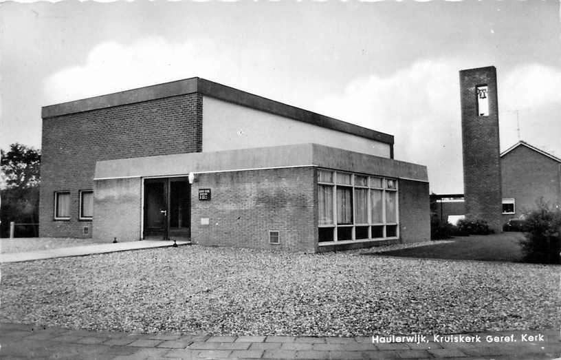 377-008-001 Haulerwijk Kruiskerk Geref. Kerk, Verzenden, Voor 1920, Friesland
