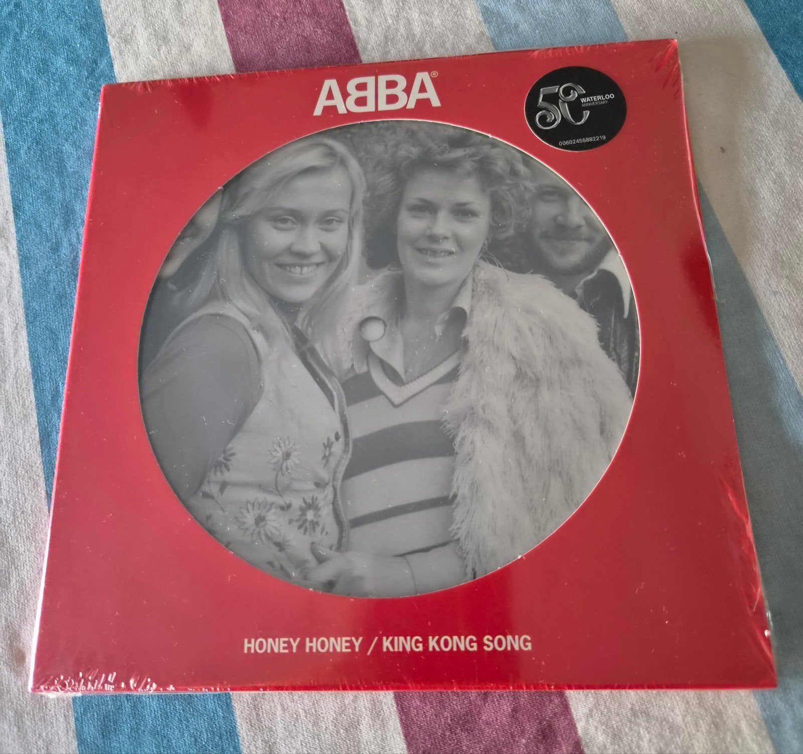 ABBA - Honey Honey / King Kong Song picture disc, 7 inch, Ophalen of Verzenden, Pop, EP