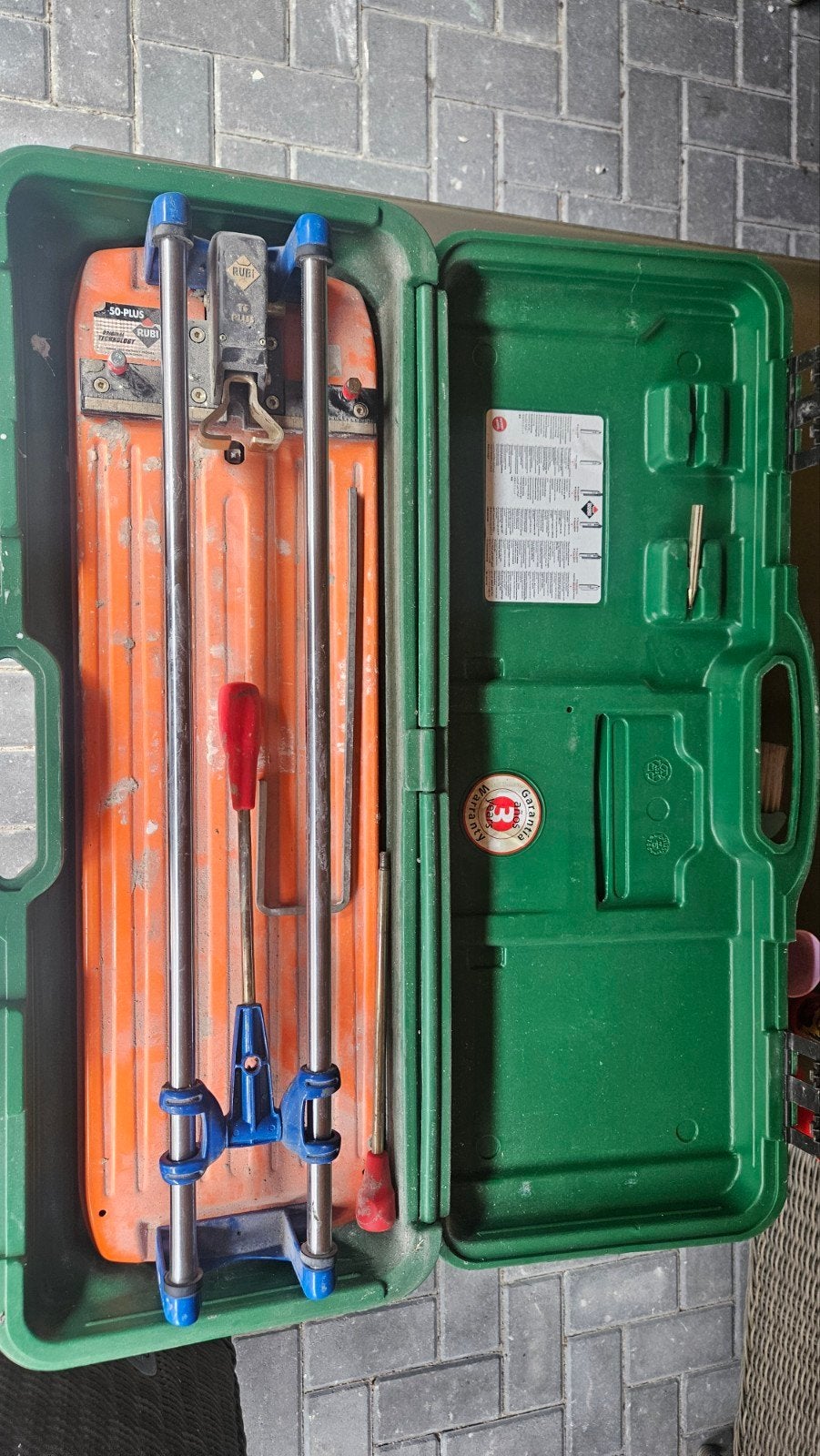 Rubi TS-50-PLUS Tegelsnijder in Koffer, Ophalen, Gebruikt, Snijgereedschap, Rubi