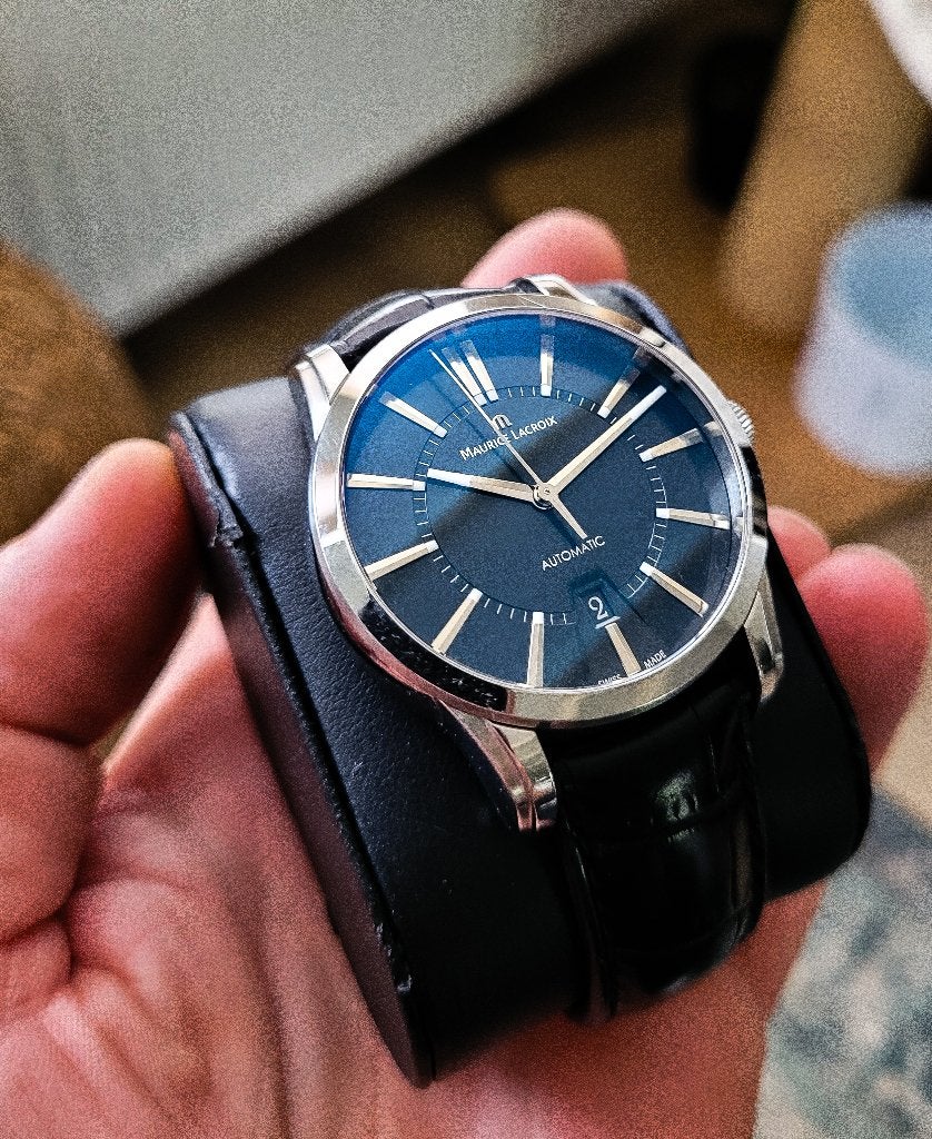 Maurice Lacroix horloge - PT6418, Overige merken, Leer, Staal, Polshorloge