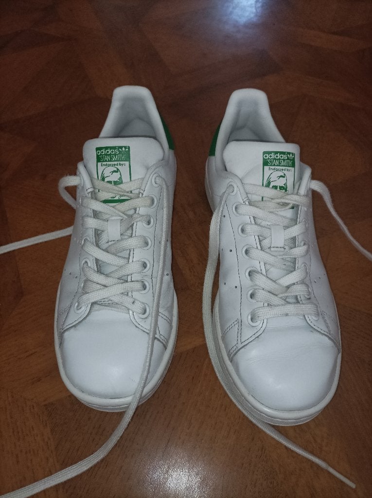 Adidas Stan Smith leren sneakers maat 6/39, Adidas, Wit, Ophalen of Verzenden, Sneakers of Gympen