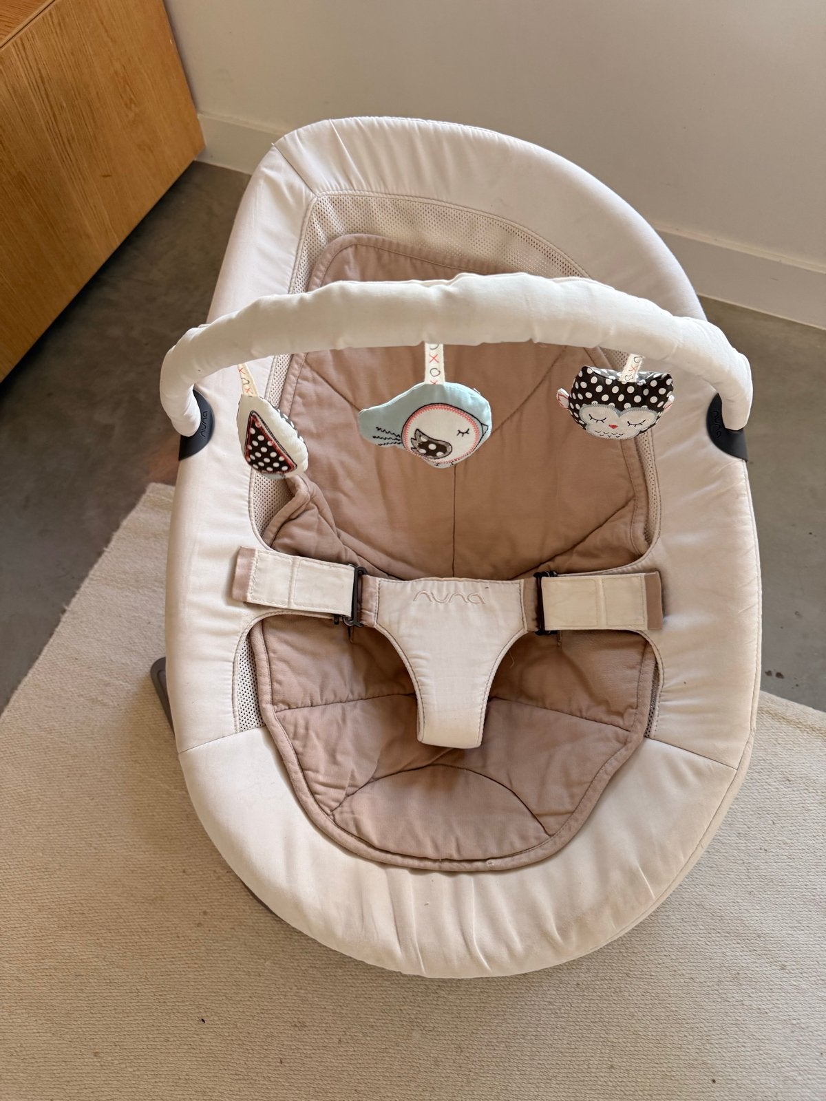 Nuna Leaf Baby Wipstoel met Speelboog, Wipstoel, Ophalen, Overige merken, Met gordel(s) of riempje(s)