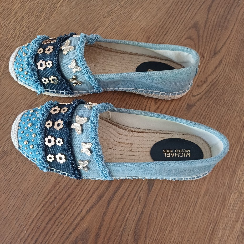 Michael Kors espadrilles 36, Michael Kors, Blauw, Ophalen of Verzenden, Zo goed als nieuw