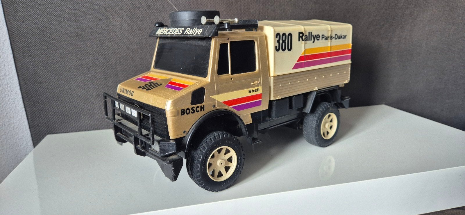 Niko Mercedes Rallye Unimog RC Truck - Zeldzaam!, Elektro, Gebruikt, Auto offroad, Ophalen of Verzenden
