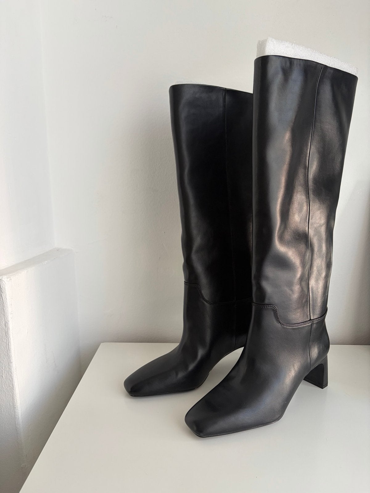 Zwarte Kniehoge Laarzen H&M Maat 39, Kleding | Dames, Ophalen of Verzenden, Nieuw, Zwart, Hoge laarzen