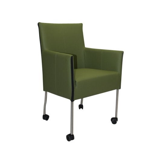 Leren eetkamerstoelen 3 weken levertijd!, Ophalen of Verzenden, Nieuw, Leer, Vier