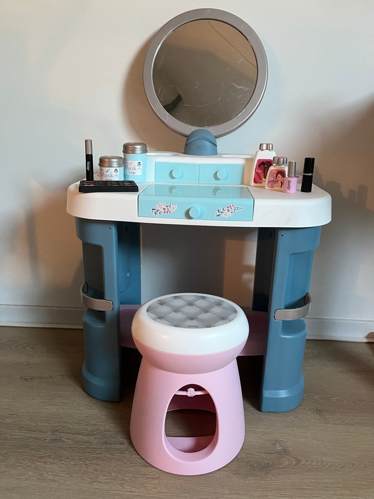 Smoby kaptafel met krukje en accessoires, Kinderen en Baby's, Ophalen, Gebruikt, Overige typen