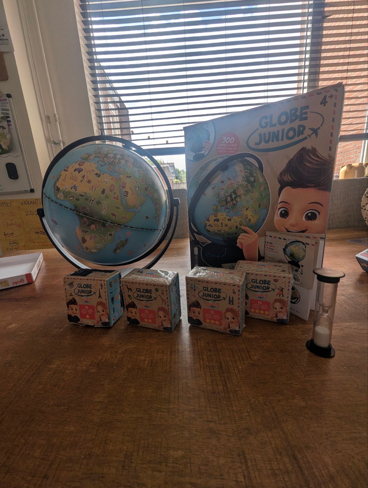 Globe Junior: Educatieve Wereldbol met 300 Kaarten, Kinderen en Baby's, Speelgoed | Educatief en Creatief, Zo goed als nieuw, Puzzelen
