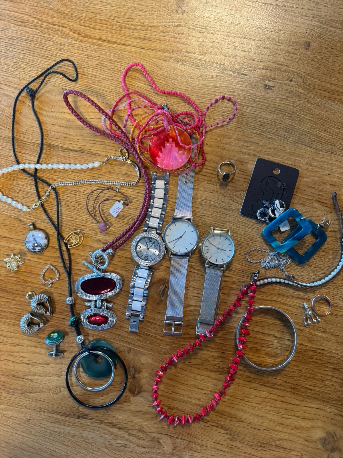 Sieraden pakket diverse vintage en nieuwer, Ophalen of Verzenden, Zo goed als nieuw, Overige merken