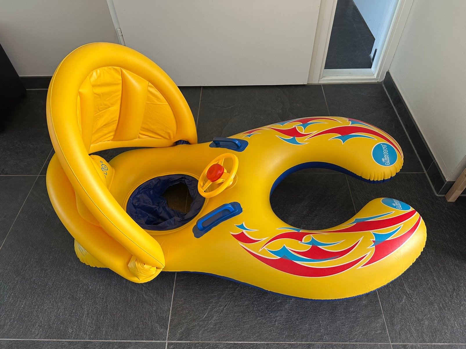 Baby peuter zwemband opblaas opblaasbaar, Ophalen of Verzenden, Zo goed als nieuw
