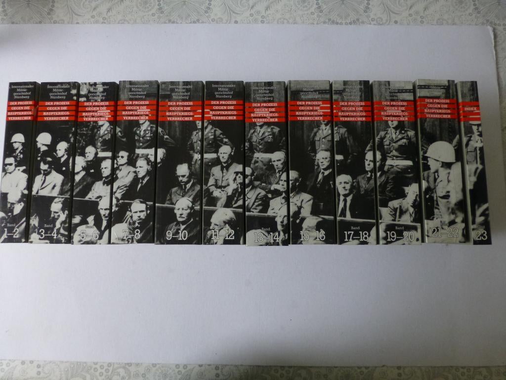 Het proces te Neurenberg 1945 – 1946. 23 delen in 12 boeken, Boeken, Ophalen of Verzenden, Tweede Wereldoorlog, Zo goed als nieuw