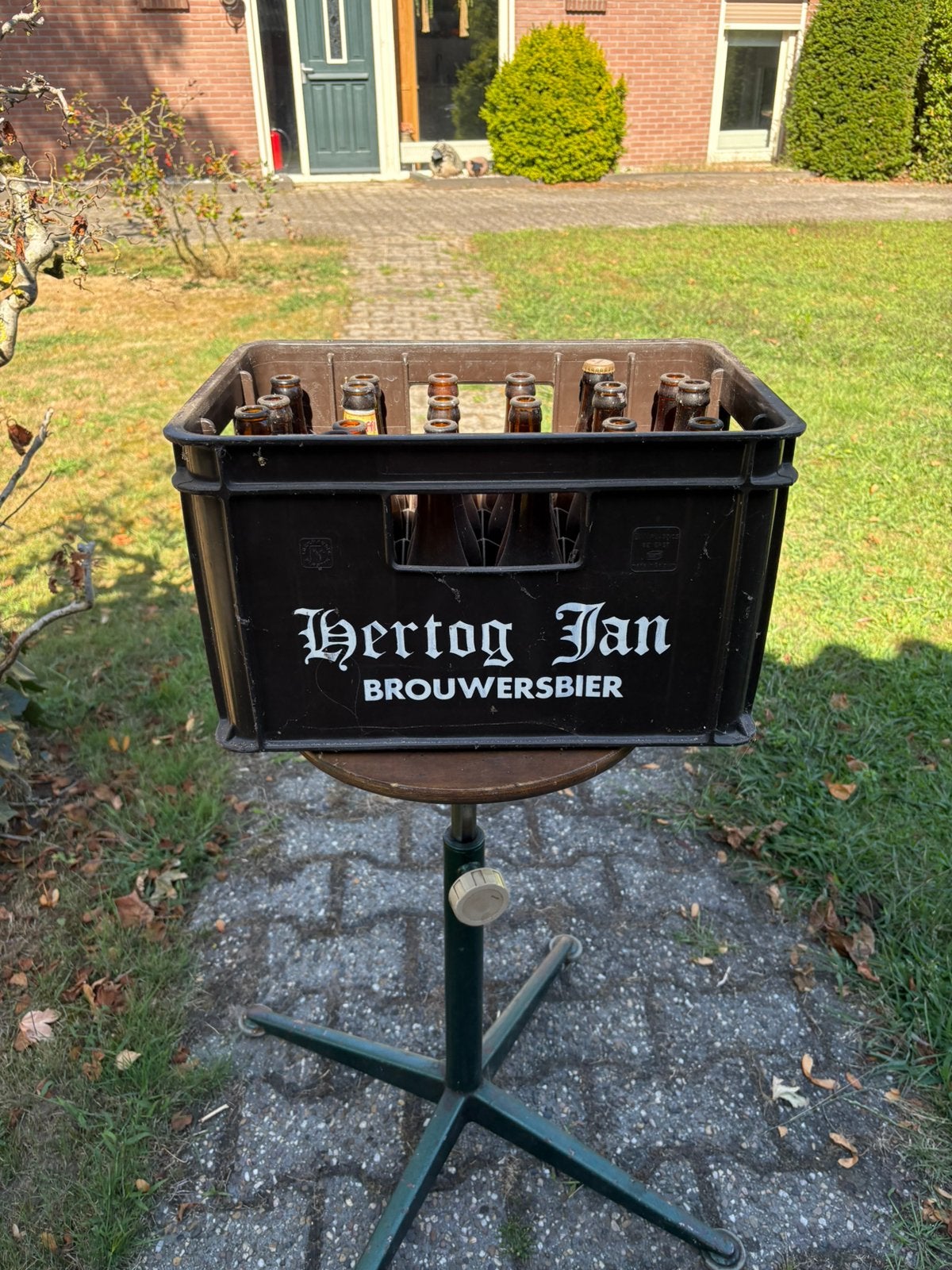 Vintage krat hertog jan, Verzamelen, Biermerken, Ophalen of Verzenden, Zo goed als nieuw, Hertog Jan