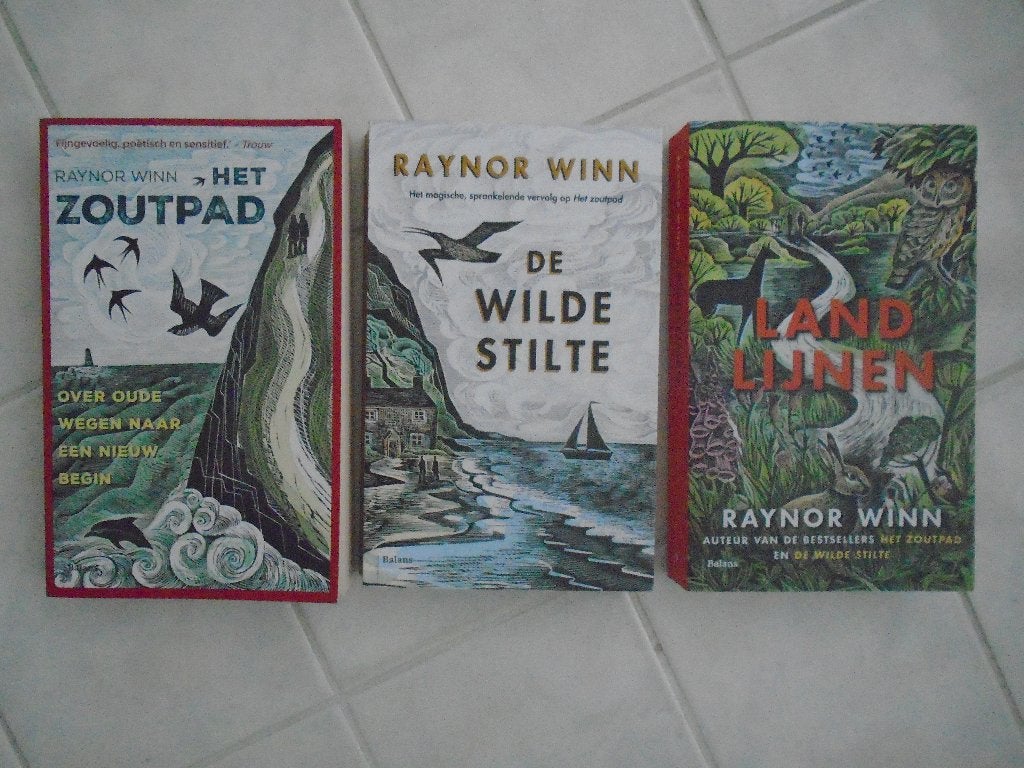 het zoutpad/ wilde stilte/ landlijnen, raynor winn, Boeken, Ophalen of Verzenden, Zo goed als nieuw, Raynor Winn