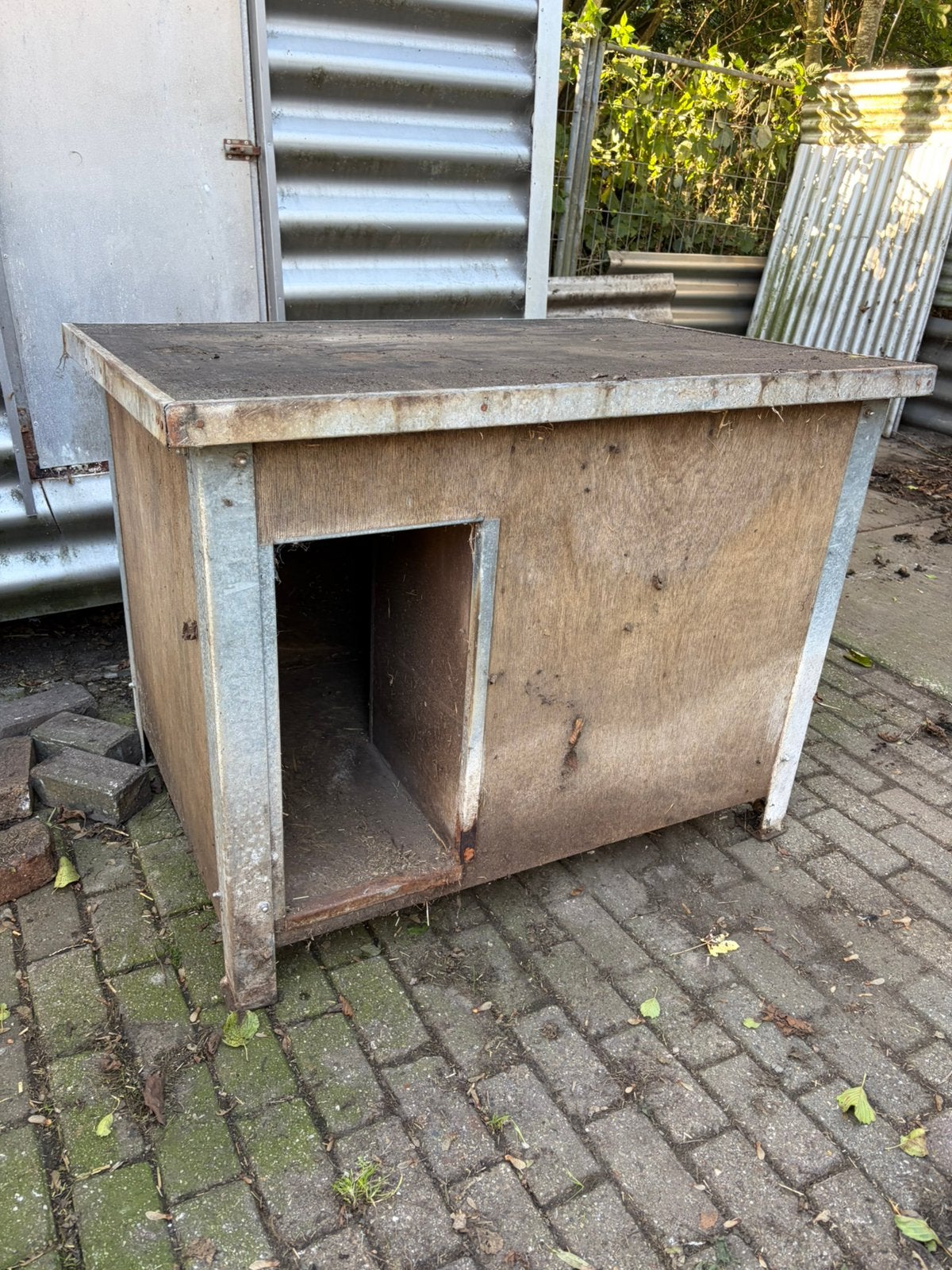 Honden hok, Dieren en Toebehoren, Ophalen, Gebruikt