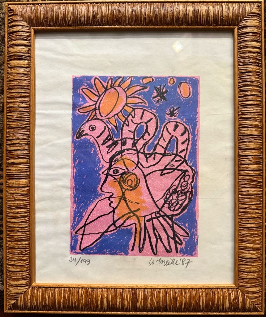 Corneille  Gesigneerd Gedateerd 1987, Ophalen
