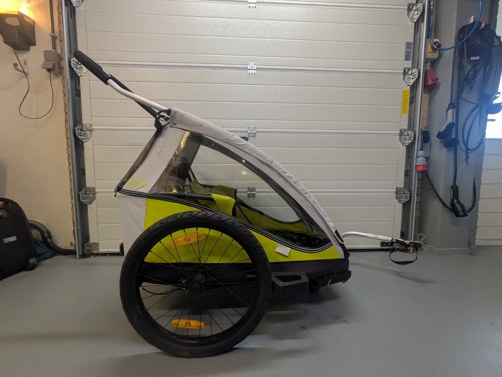 Fietskar voor kinderen - Chariot Cougar 1 (Thule), Fietsen en Brommers, Ophalen, Gebruikt, 20 tot 40 kg, Kinderkar