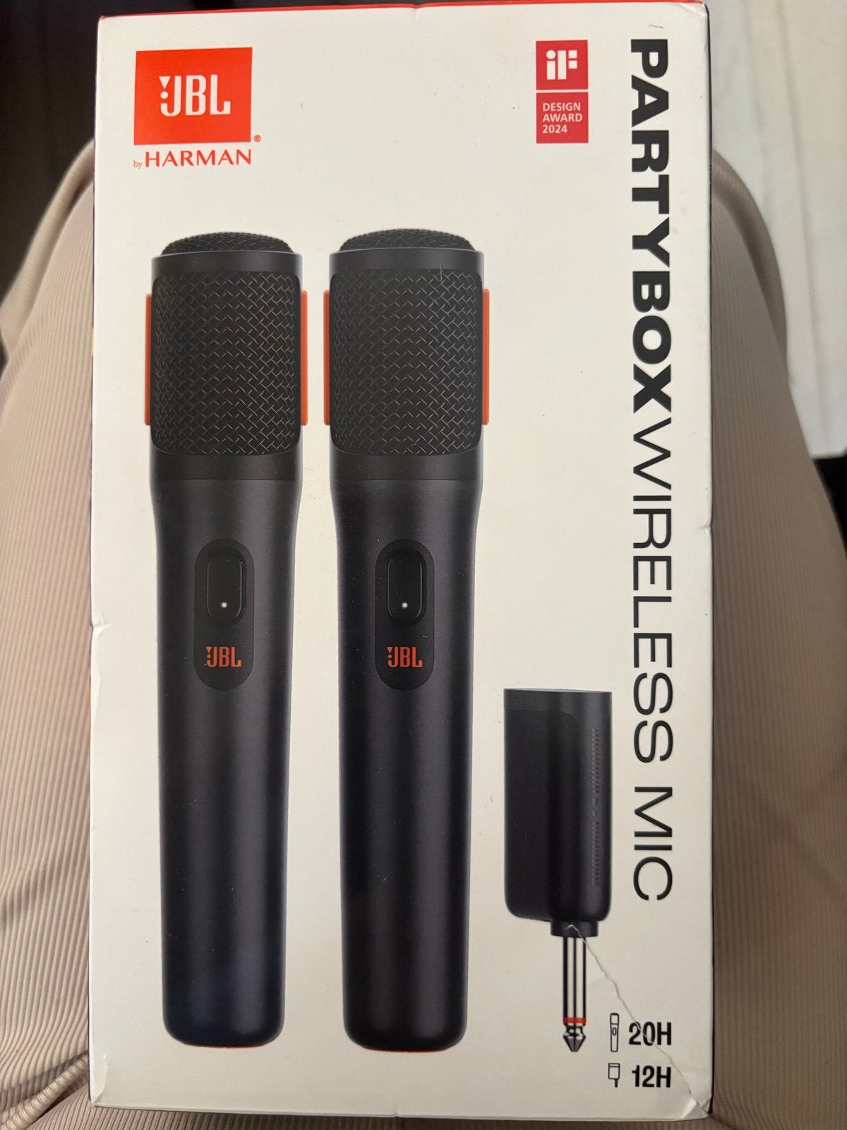JBL PartyBox Draadloze Microfoons - Nieuw in Doos, Muziek en Instrumenten, Microfoons, Ophalen of Verzenden, Nieuw, Zangmicrofoon