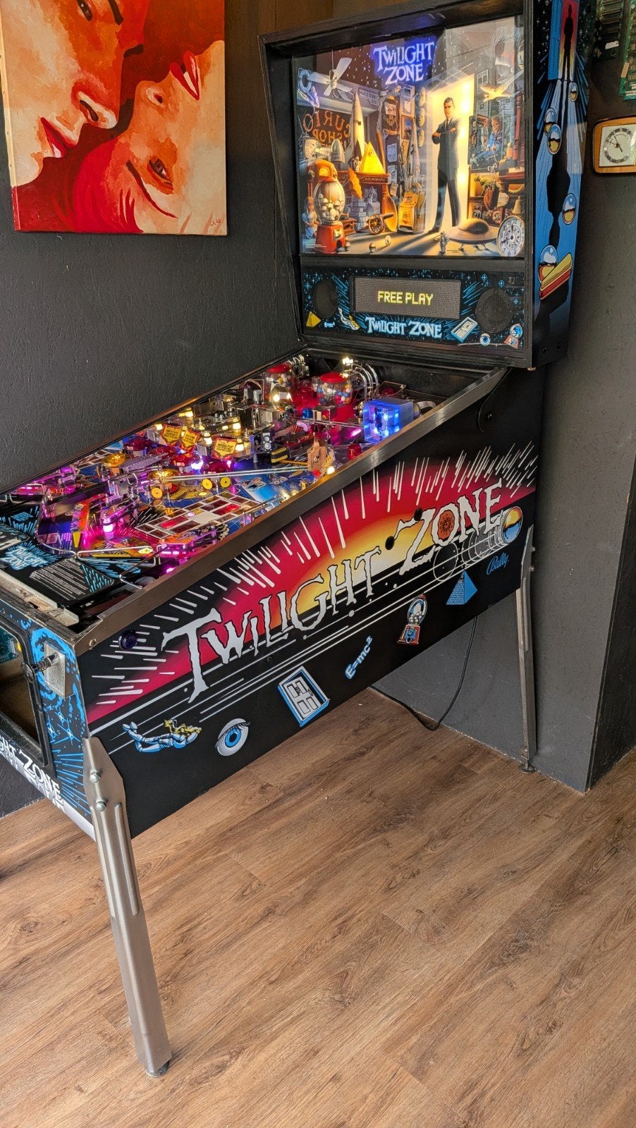 Twilight Zone Flipperkast, Ophalen, Bally, Zo goed als nieuw, Dot-matrix