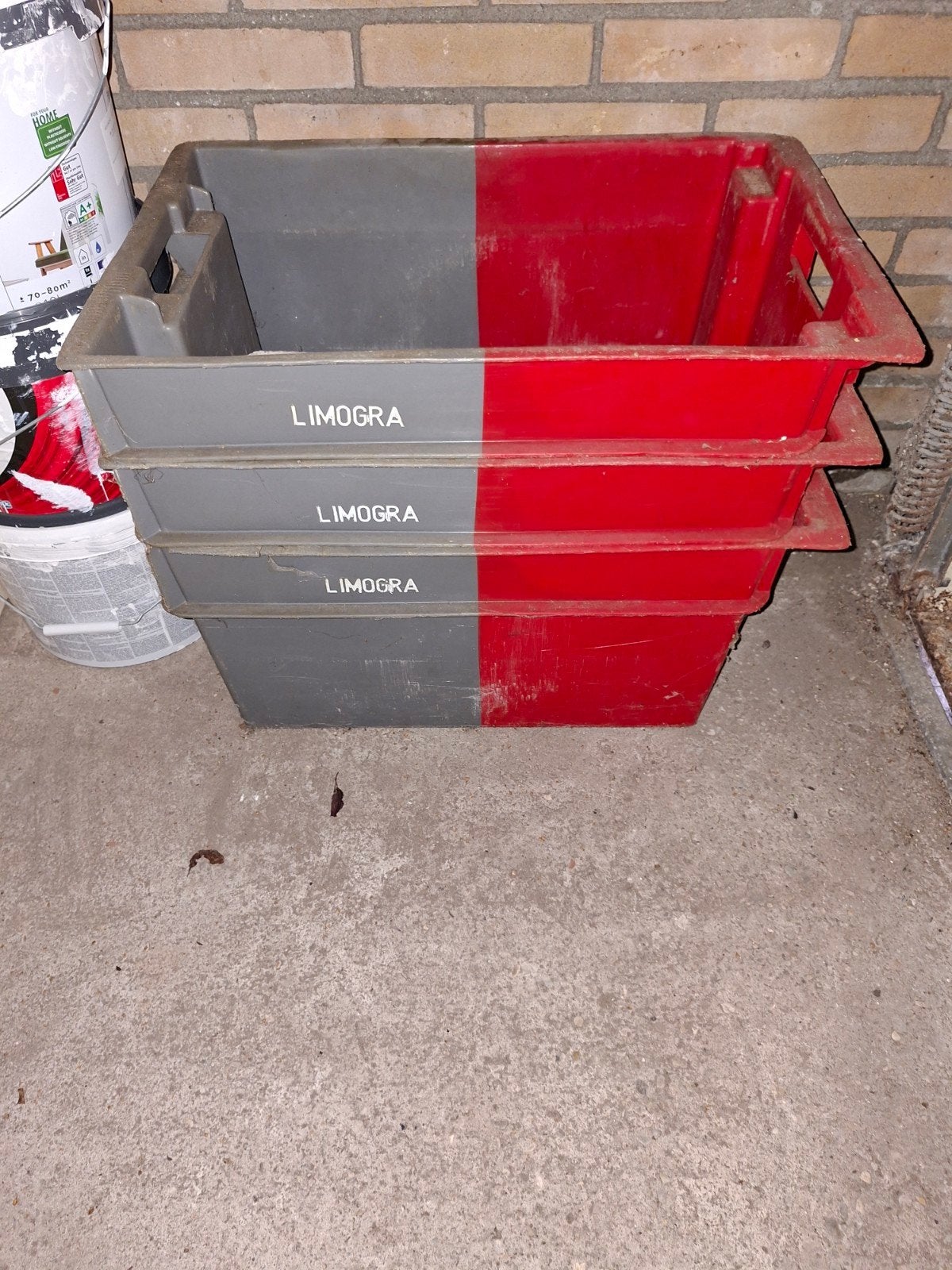 Limogra kratten, Ophalen, Gebruikt, 40 tot 60 cm, 50 tot 75 cm