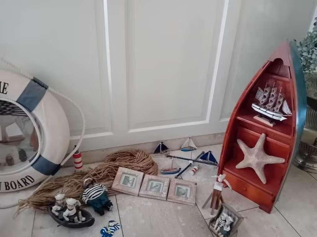 strandkamer accessoires, Huis en Inrichting, Woonaccessoires | Overige, Gebruikt, Meerkleurig, Overige materialen, Overige stijlen