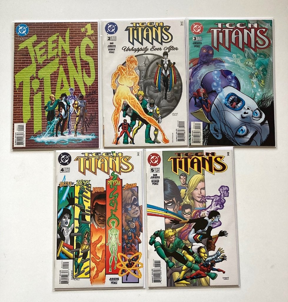 Teen Titans #1-5 (set) + Annual #1 Pulp Heroes DC Comics, Boeken, Ophalen, Amerika, Nieuw, Meerdere comics