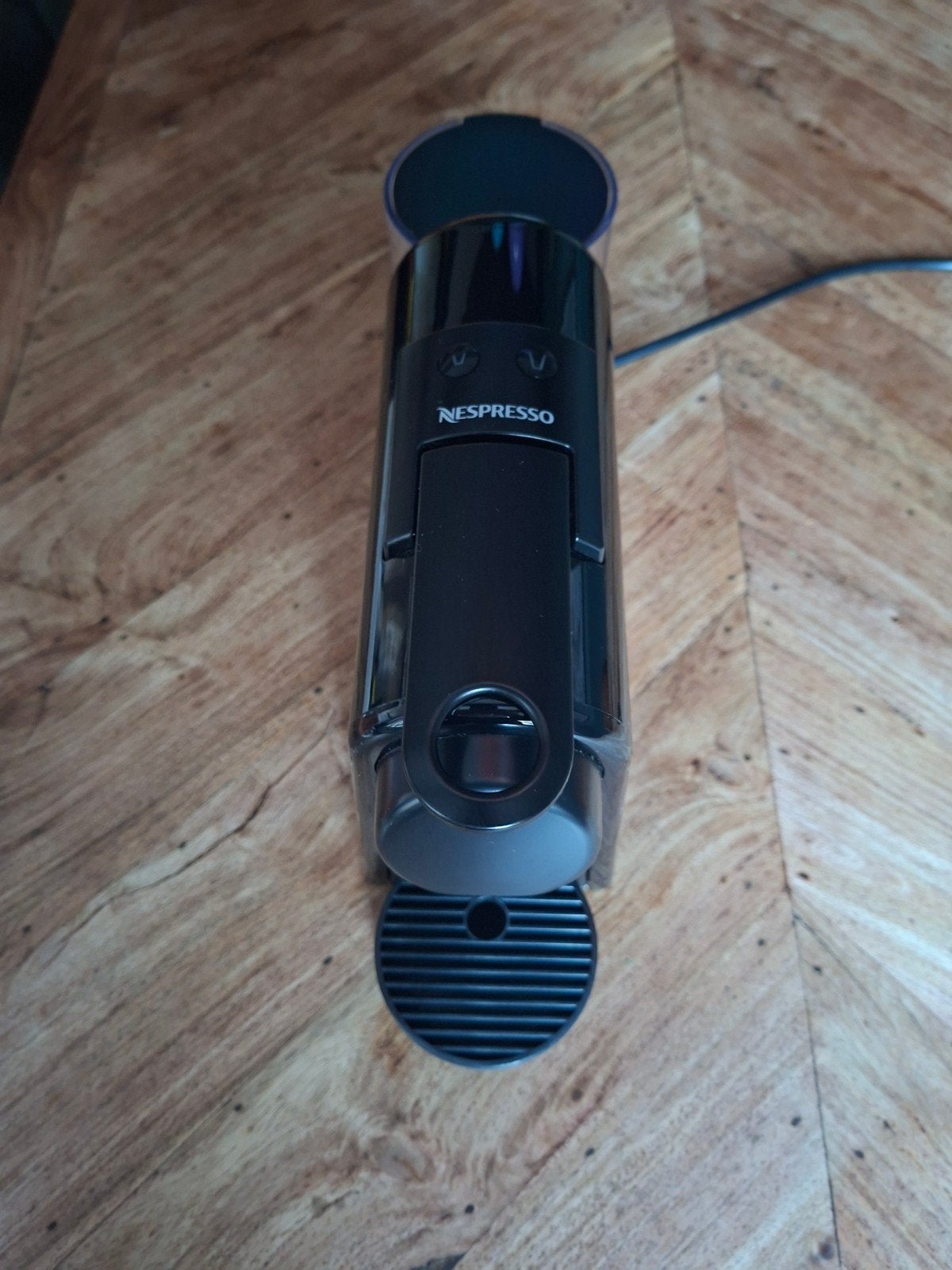 Nespresso Magimix Inissia Koffiezetapparaat Zwart, Witgoed en Apparatuur, Koffiezetapparaten, Gebruikt, Koffiepads en cups, Espresso apparaat