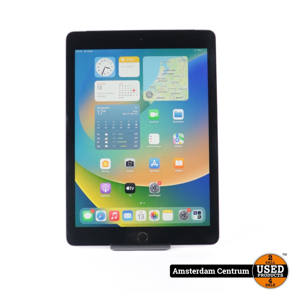 iPad 5 Gen 128GB Cell + Wifi - Nette staat