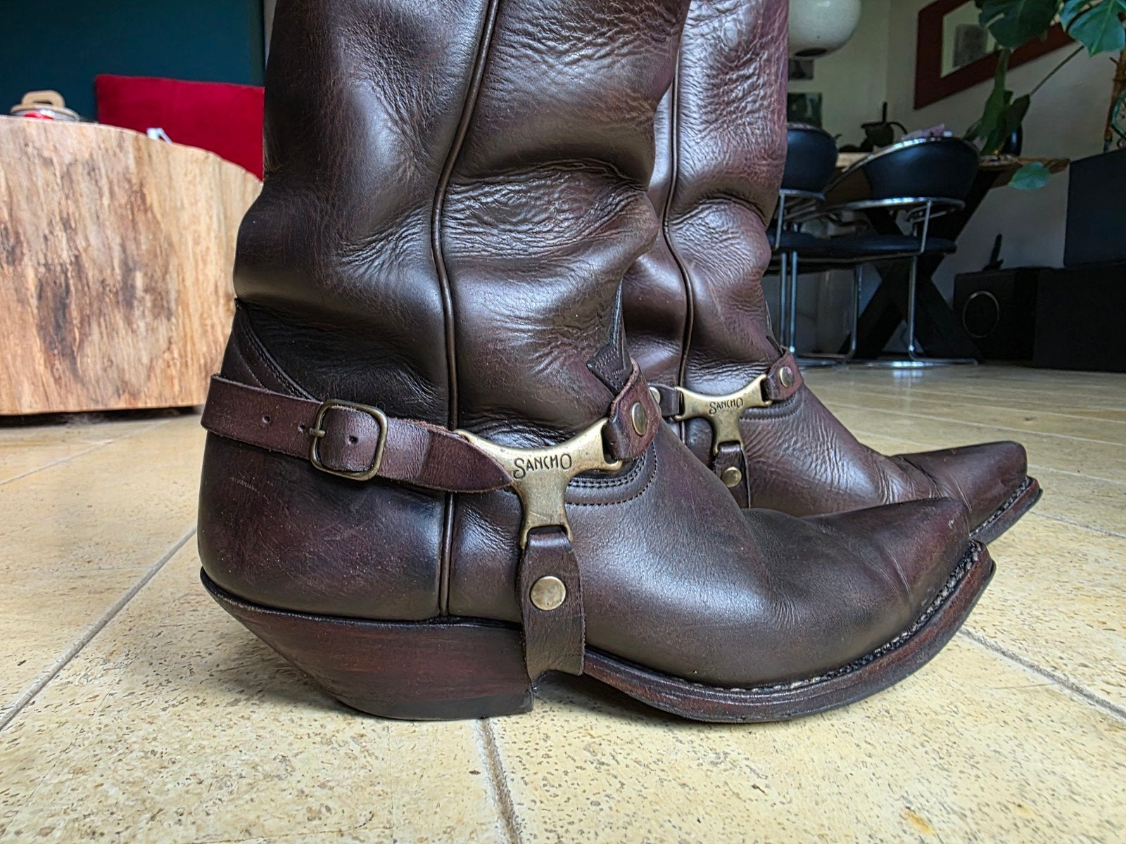 Sancho cowboy boots mt 42. Western laarzen. Bruin, Ophalen of Verzenden, Bruin, Boots