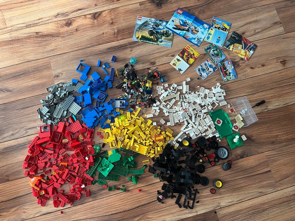 Partij LEGO met veel boekjes (o.a. Arctic, System, Castle), Ophalen of Verzenden, Zo goed als nieuw, Losse stenen, Lego