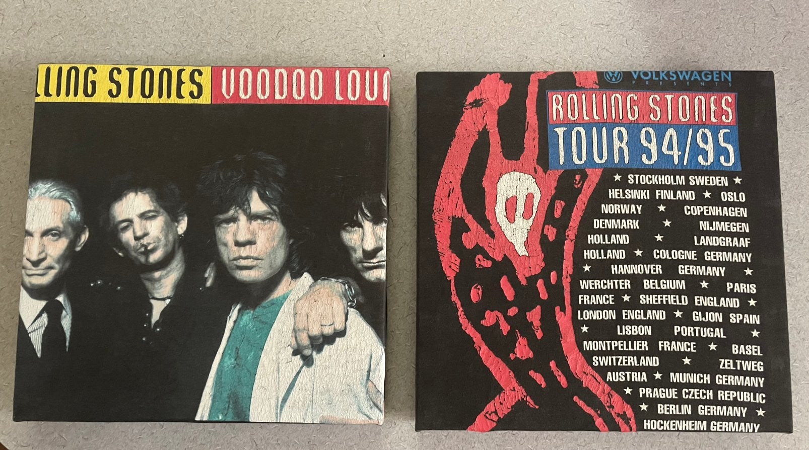 ~.~ Voodoo Lounge tour Rolling Stones 1994/1995 ~.~, Ophalen of Verzenden, Gebruikt, Poster, Artwork of Schilderij