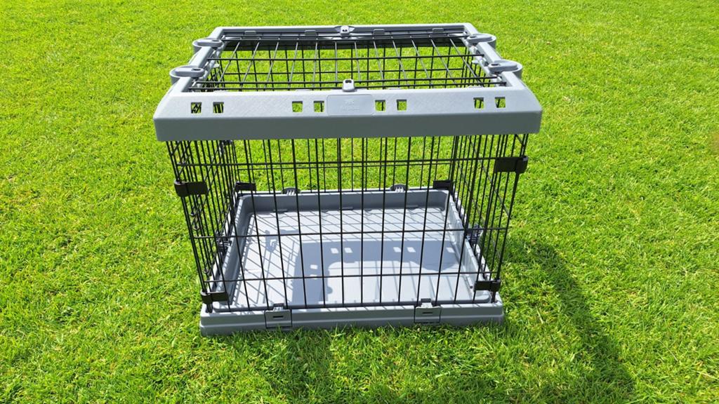 Honden bench Ferplast superior 60,  xs grijs, Ophalen of Verzenden, Zo goed als nieuw
